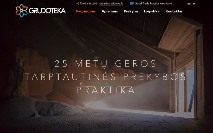 Screenshot di grudoteka.lt