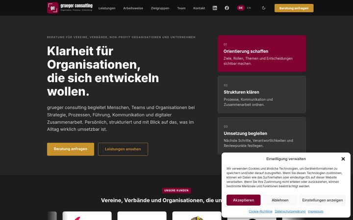 Screenshot of grueger-online.de