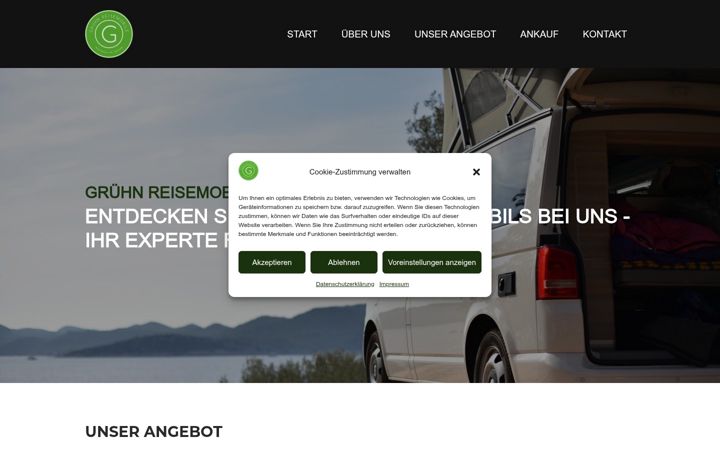 Screenshot of gruehn-reisemobile.de