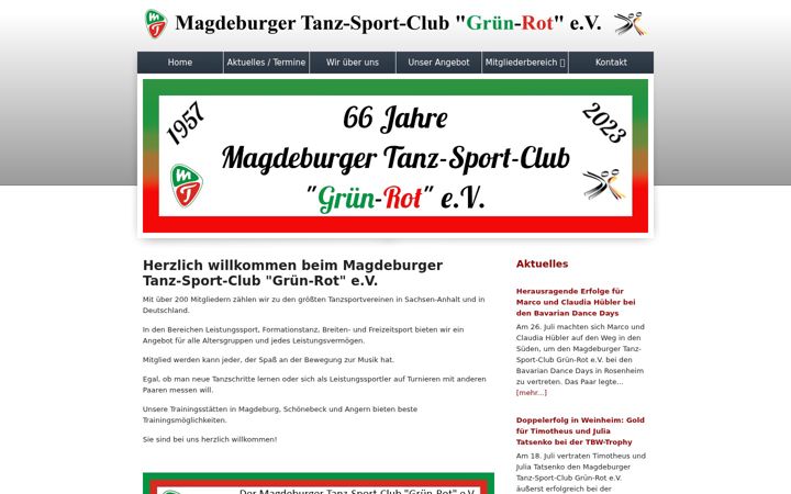 Screenshot of gruen-rot.de