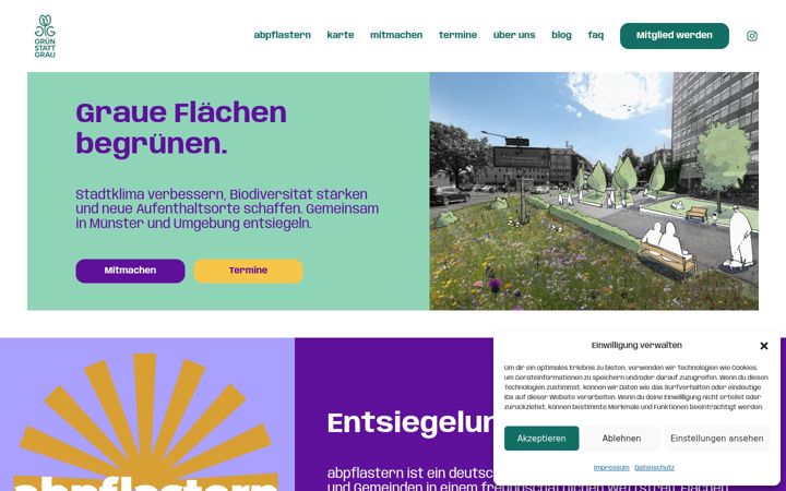 Screenshot of gruen-statt-grau.org