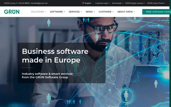 Screenshot of gruen.net