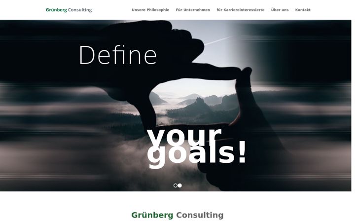 Screenshot of gruenberg-consulting.de
