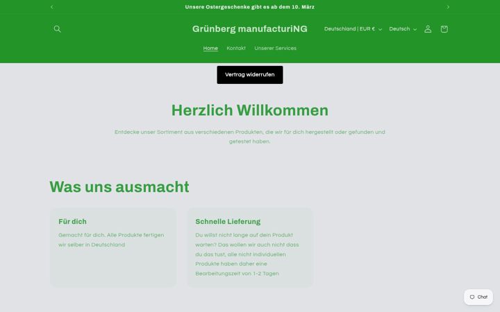 Screenshot of gruenberg-manufacturing.com