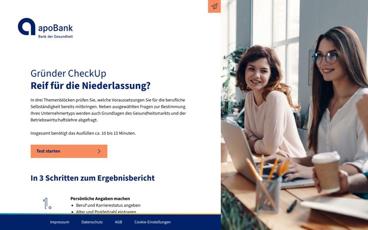 Screenshot of gruender-checkup.de