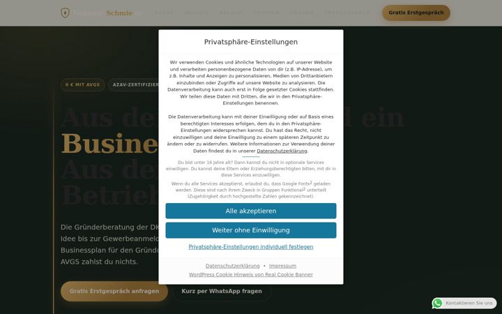 Screenshot of gruender-schmie.de