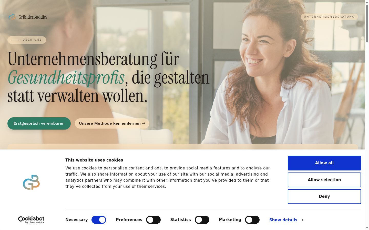 Sutikimo reklamjuostės, rodytos prieš bet kokią sąveiką, ekrano kopija
