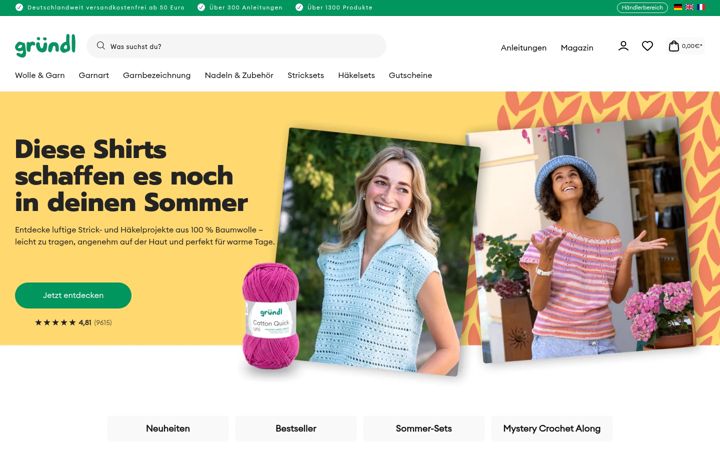 Screenshot of gruendl.com