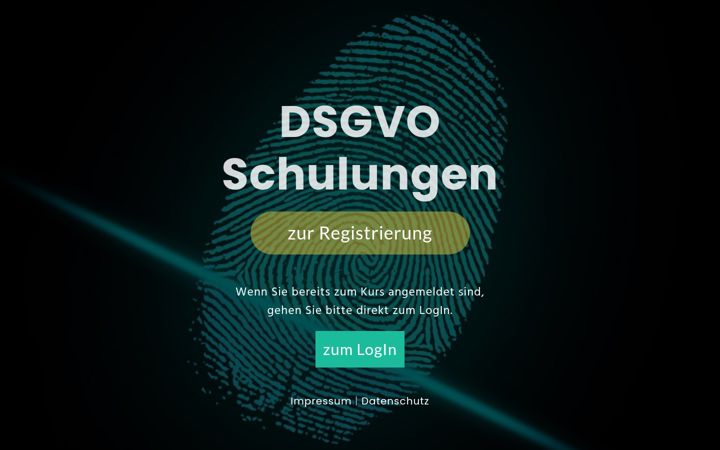 Screenshot of gruene-training.de