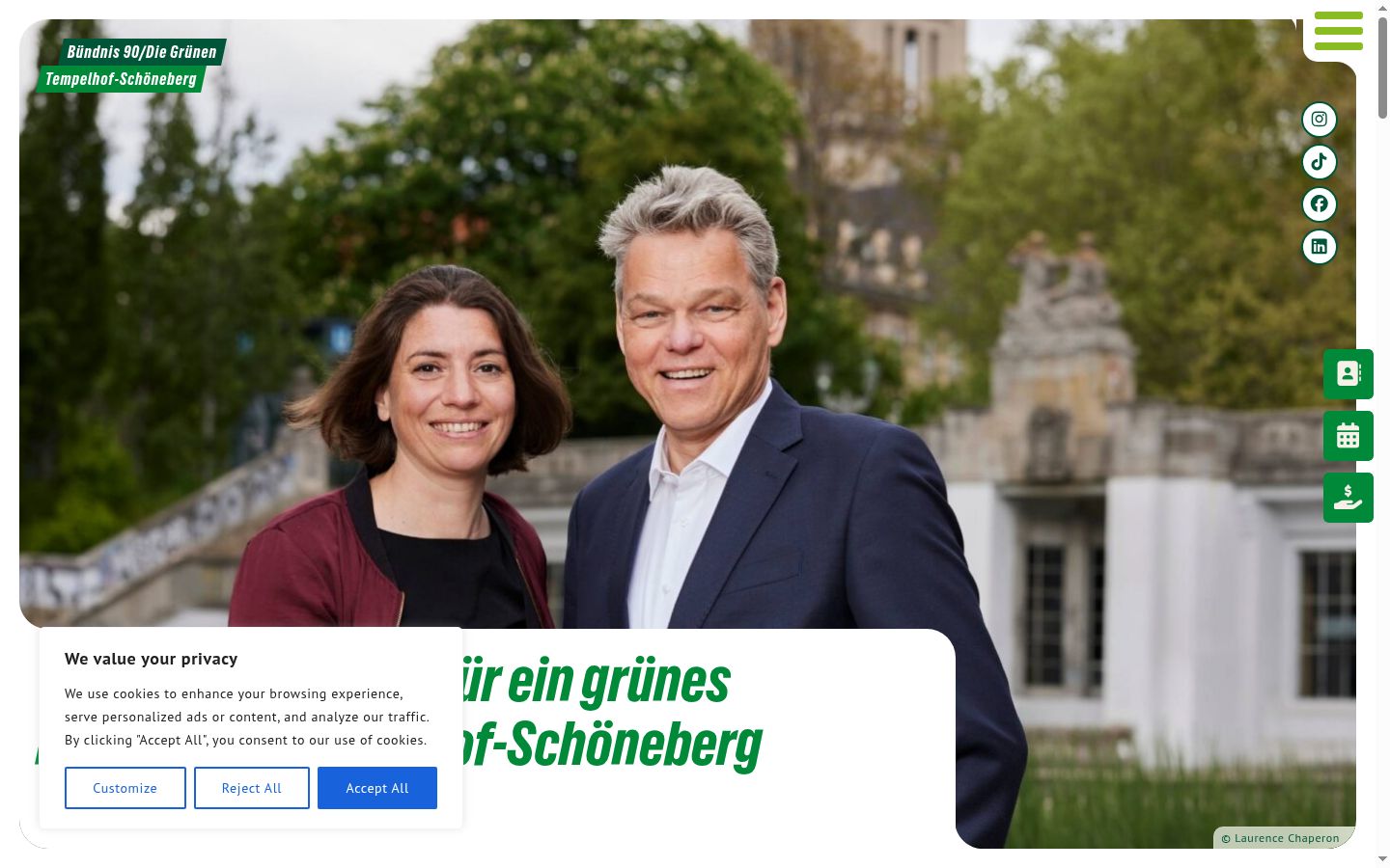 Screenshot tal-banner tal-kunsens muri qabel kwalunkwe interazzjoni