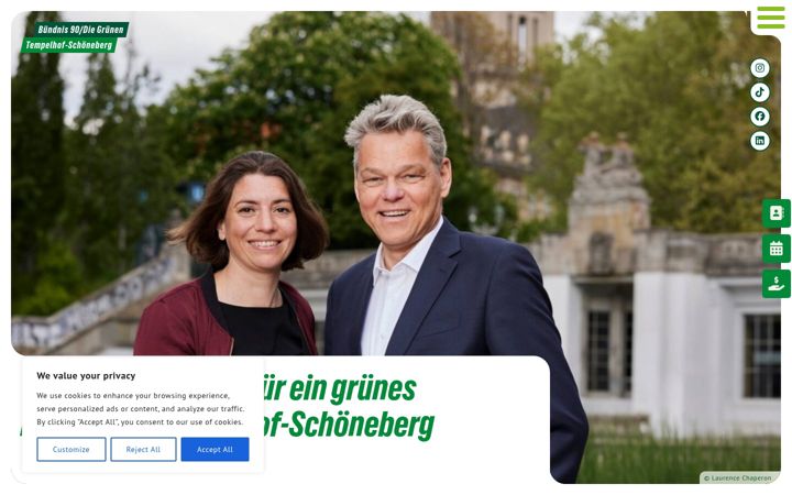 Screenshot of gruene-ts.de