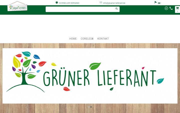 Screenshot of gruener-lieferant.de