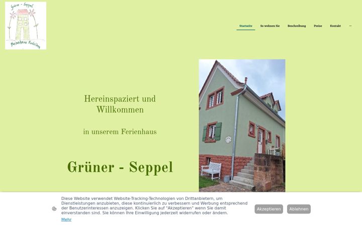 Screenshot of gruener-seppel.de