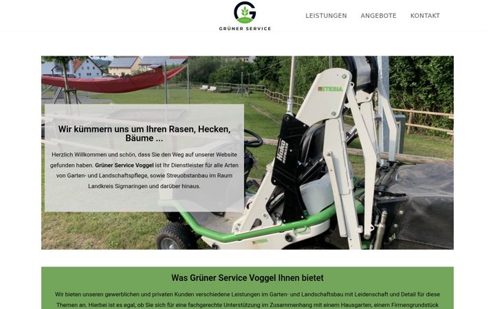 Capture d'écran de gruener-service.com