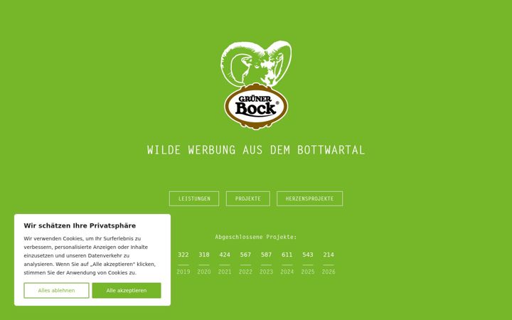 Screenshot of gruenerbock.de