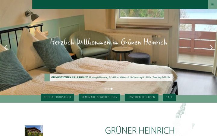 Screenshot of gruenerheinrich.at
