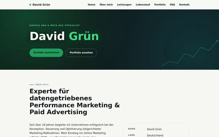 Screenshot of gruenerwirds.net