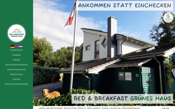 Screenshot of gruenes-haus.eu