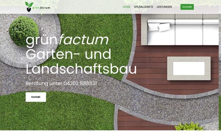 Screenshot of gruenfactum.de