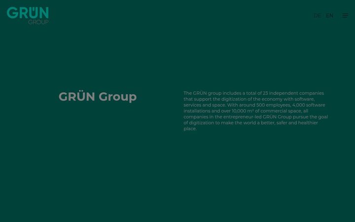 Screenshot of gruengroup.net