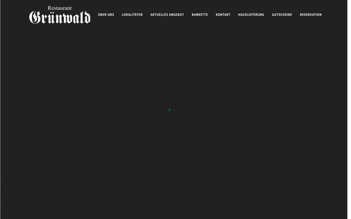 Screenshot of gruenwald.ch