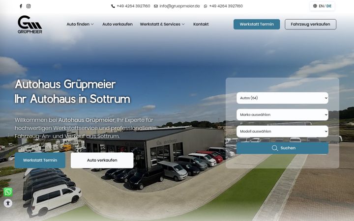 Screenshot of gruepmeier.de