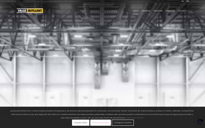 Screenshot of gruesvallsrutllant.com