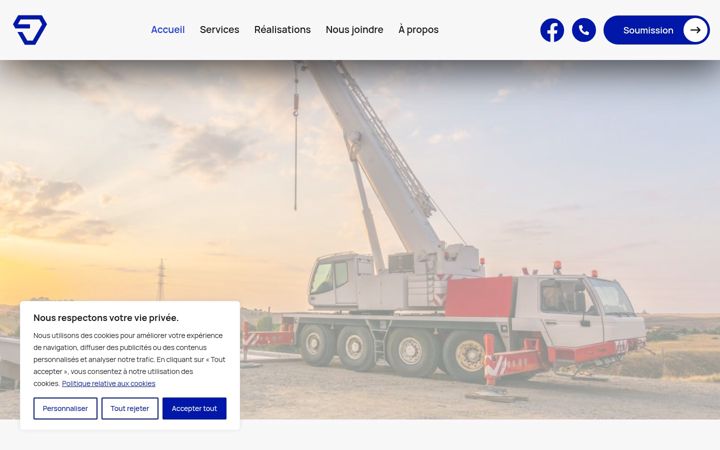 Screenshot of gruesvilliard.com