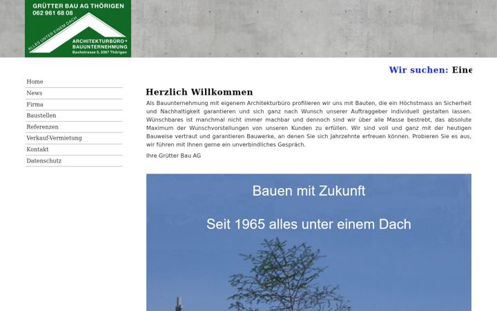 Screenshot von gruetter-thoerigen.ch