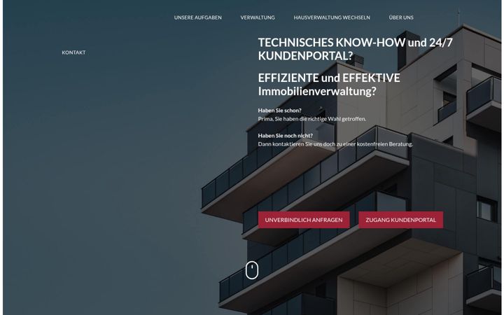 Screenshot of gruetzmacherimmo.de