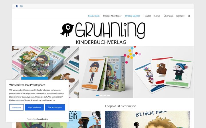 Screenshot of gruhnling.de