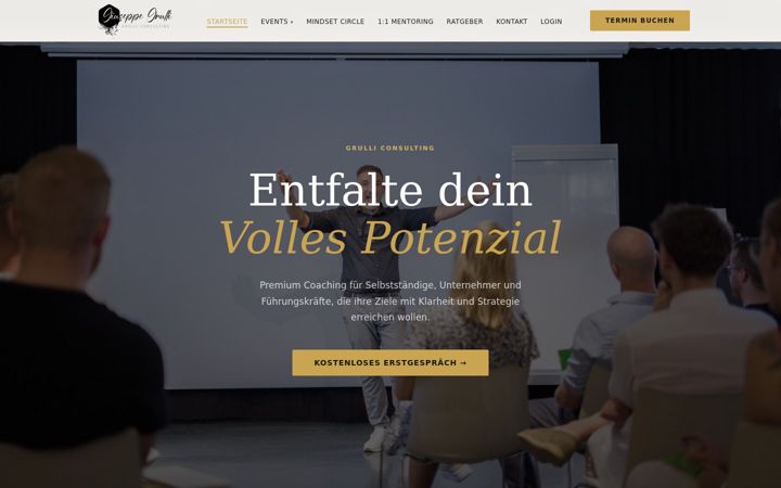 Screenshot of grulli-consulting.de