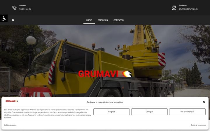 Screenshot of grumavi.com