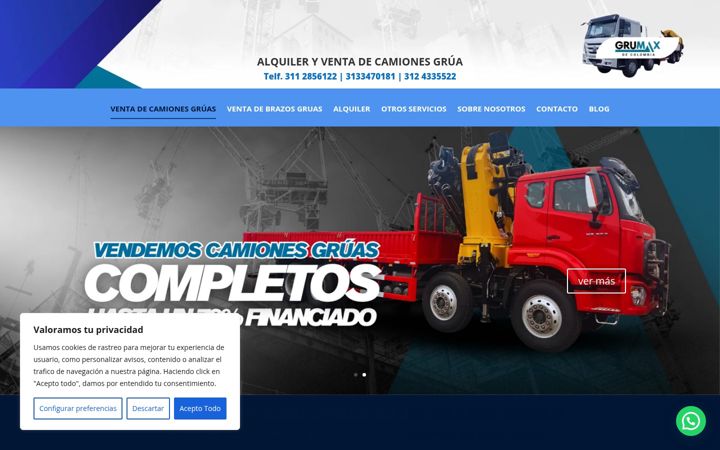Screenshot of grumax.co