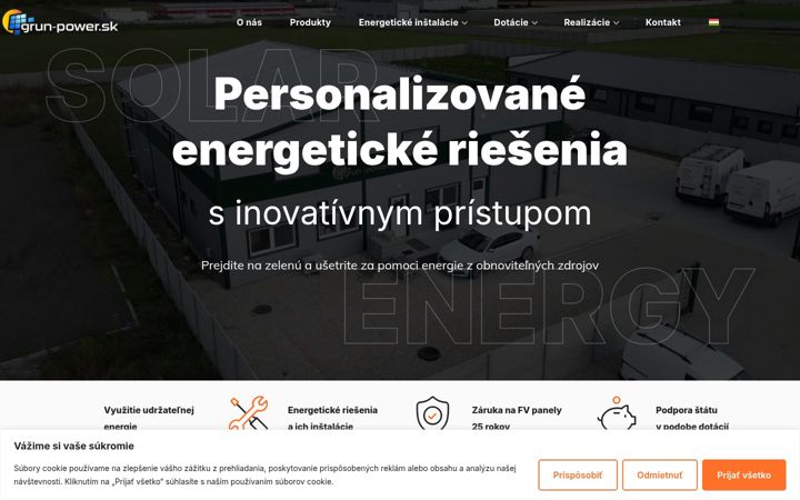 Screenshot of grun-power.sk