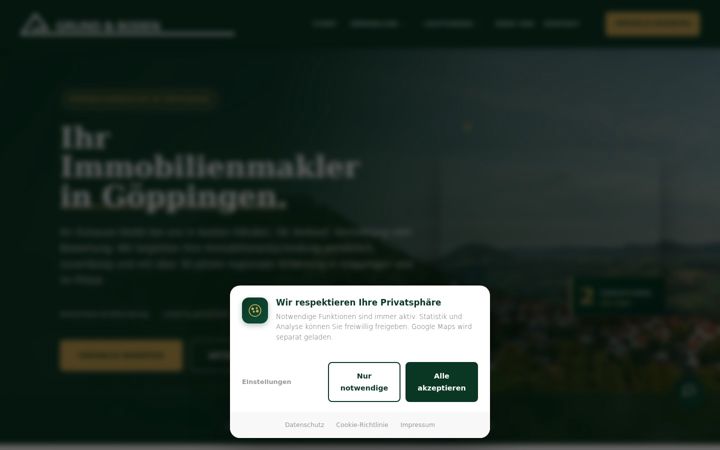 Screenshot of grund-und-boden.eu