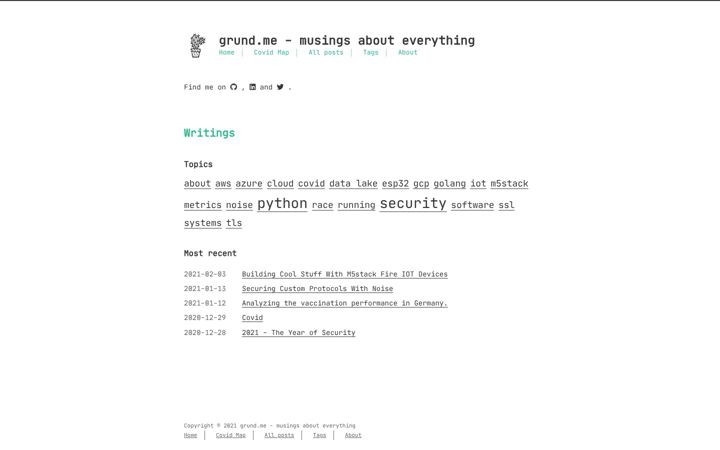 Screenshot of grund.me