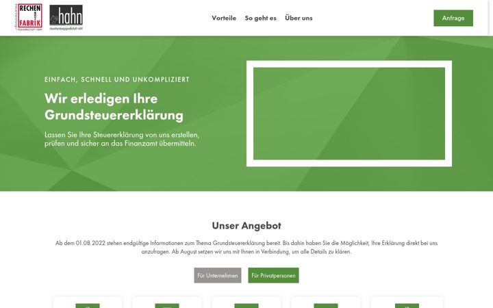 Screenshot of grundbewertung.online