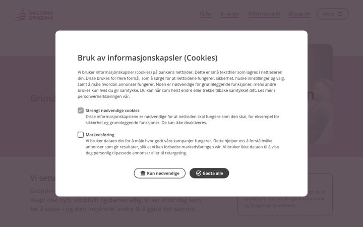 Screenshot of grunderprisen.no
