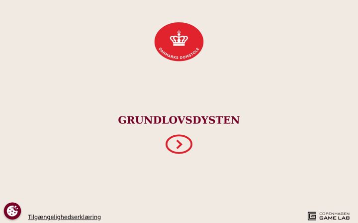 Screenshot of grundlovsdysten.dk