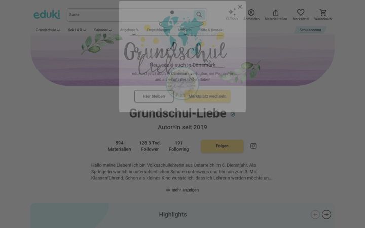 Screenshot of grundschul-liebe.com