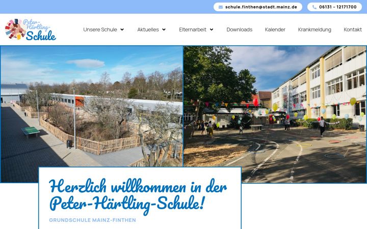 Screenshot of grundschule-finthen.de
