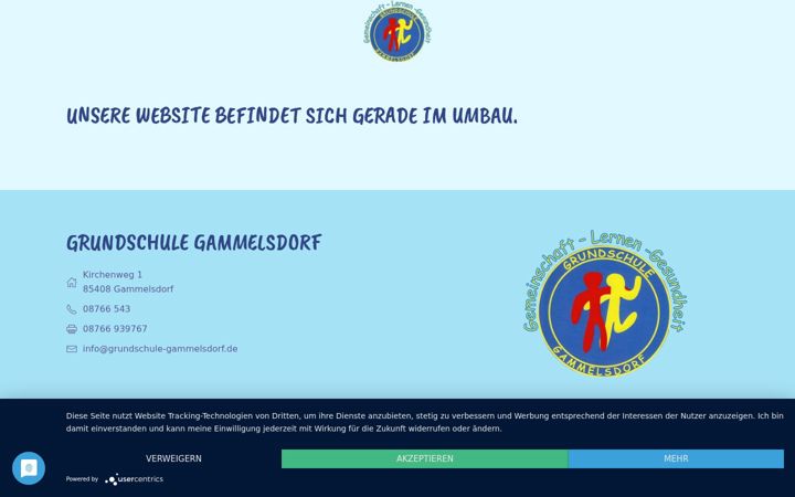 Screenshot of grundschule-gammelsdorf.de