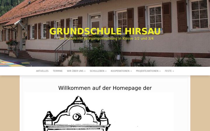 Screenshot of grundschule-hirsau.de