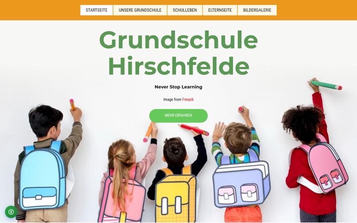 Screenshot of grundschule-hirschfelde.de