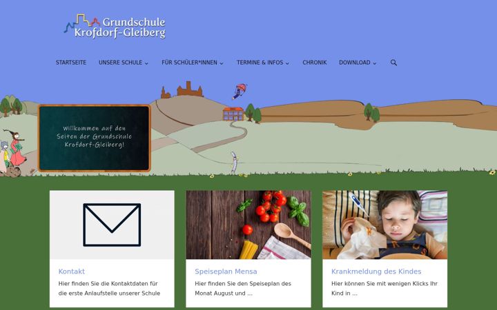 Screenshot of grundschule-krofdorf.de