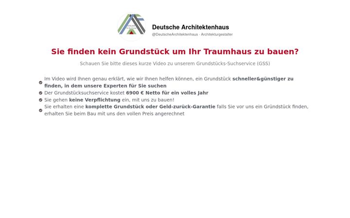 Skärmbild av grundstueckssuchservice.de