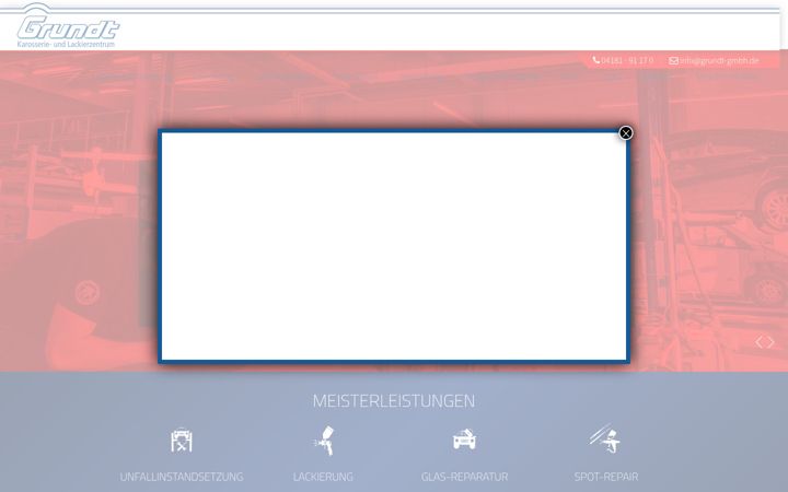 Screenshot of grundt-gmbh.de