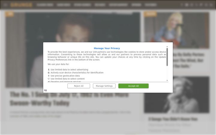 Screenshot von grunge.com