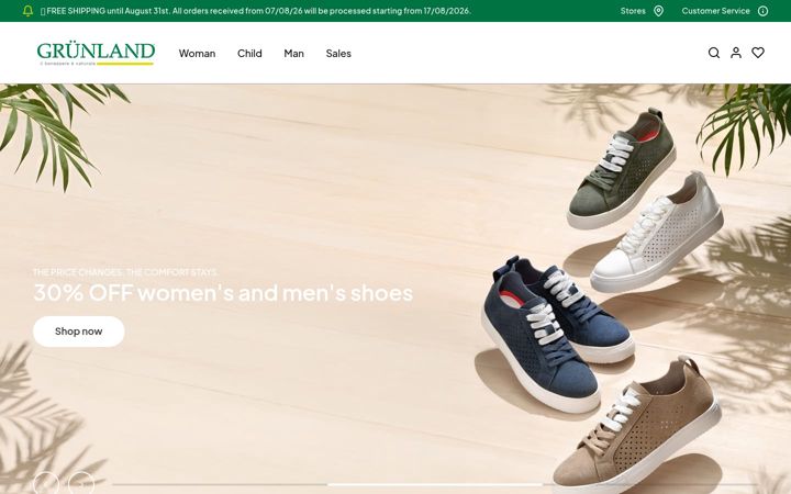 Screenshot of grunland.com